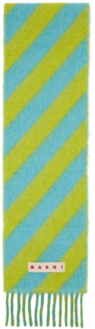 Шал Marni SSENSE x Scarf Синьо | SCZC0060Y0 UAW030, 0