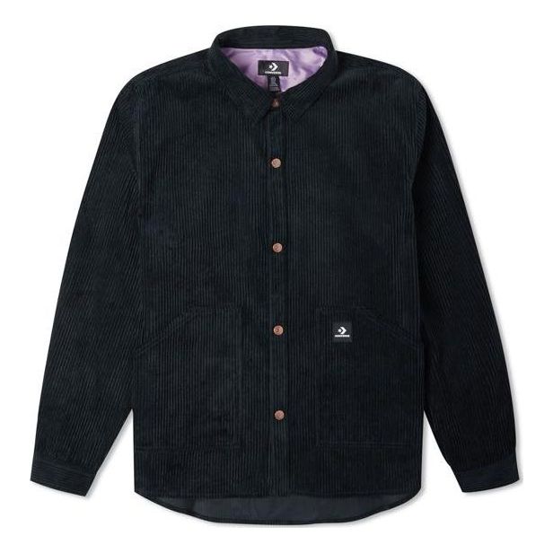 Риза Converse Corduroy Button Shirt Черно | 10024006-A01
