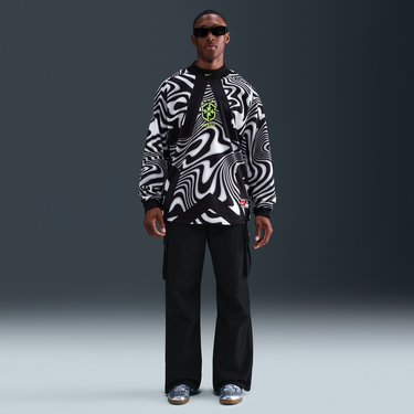 Фланелка Nike CBF Brasil AU Wavy Pattern Long-Sleeve Goalkeeper Shirt Многоцветен | IO0795-010, 4