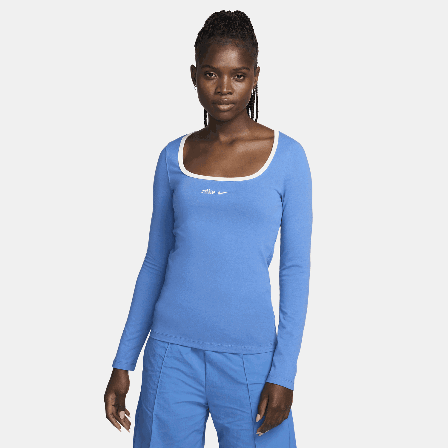 Тениска Nike Sportswear Синьо | HJ3981-402, 0