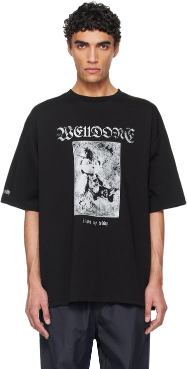 Тениска We11done We11done Teddy Graphic T-Shirt Черно | WD-TT1-25-796-U-BK, 0