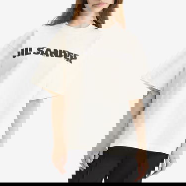 Тениска Jil Sander Jil Sander Logo T-Shirt, Size Large Бяло | J03GC0137-J45148-102, 2