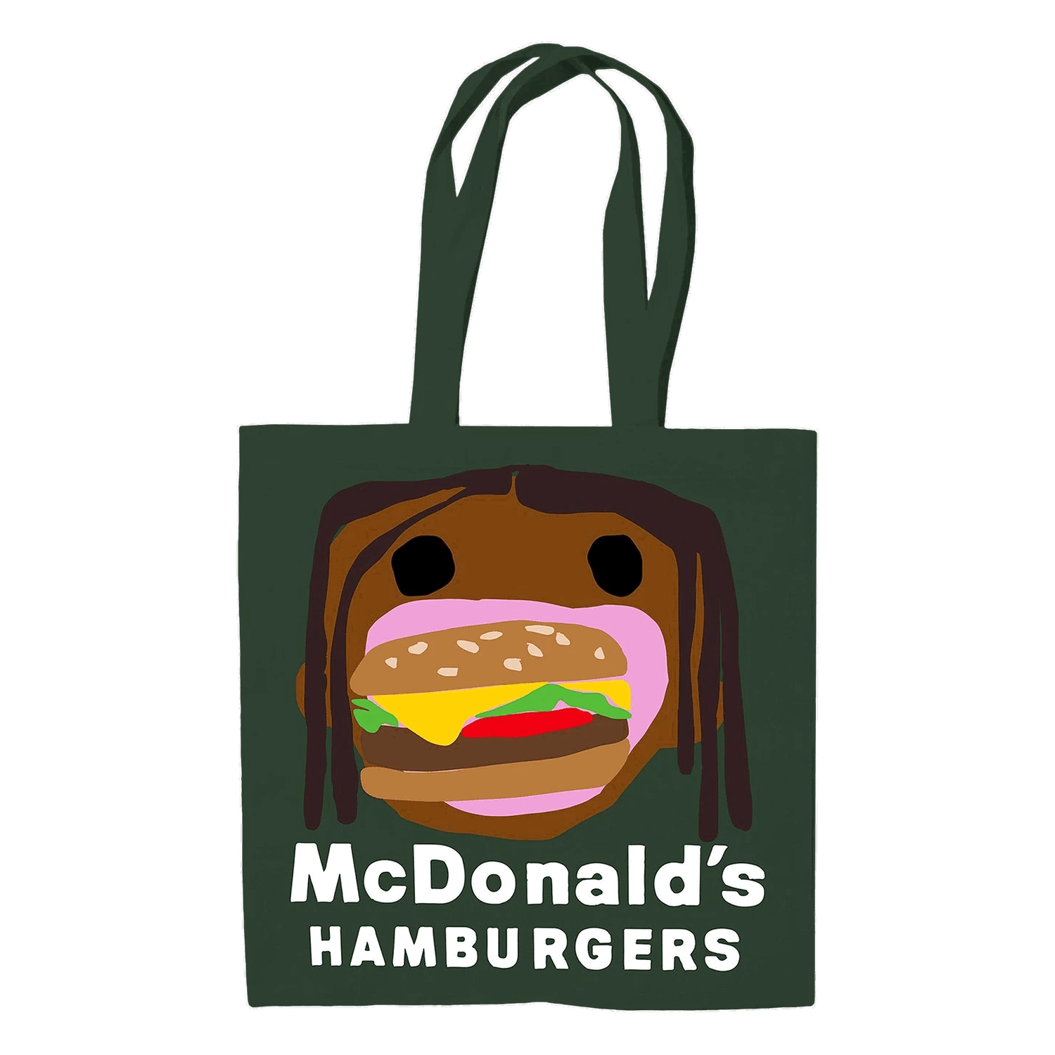 Голяма пазарска чанта Cactus Jack by Travis Scott Cactus Plant Flea Market x Burger Mouth Tote Зелено | CJMD AB175 GREE, 0