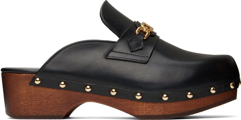 Облекло Tom Ford TOM FORD Whitney Leather Clogs Черно | W3609-LCL070G