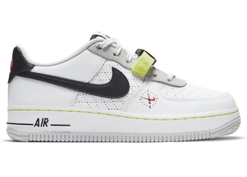 Кецове и обувки Nike Air Force 1 Low LV8 Swoosh Compass Бяло | DC2532-100, 0