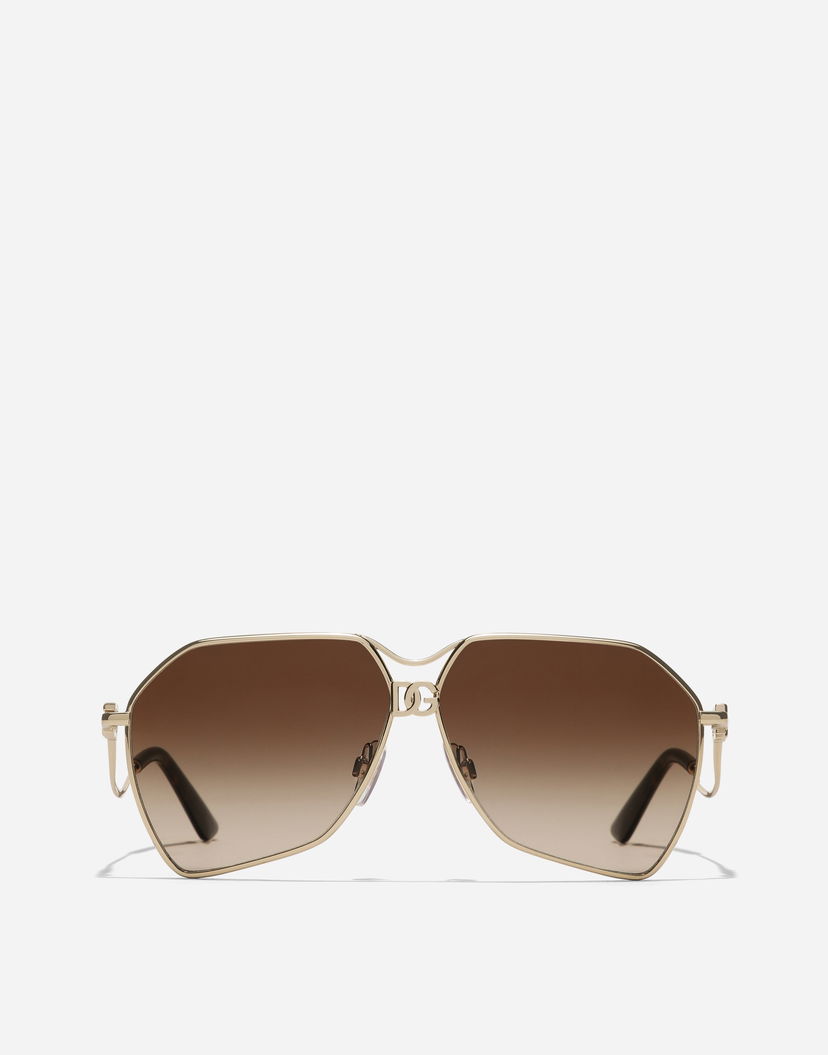 Слънчеви очила Dolce & Gabbana Dg Filo Geometric Frame Gradient Sunglasses New Arrivals Металик | VG2326VM2139V000