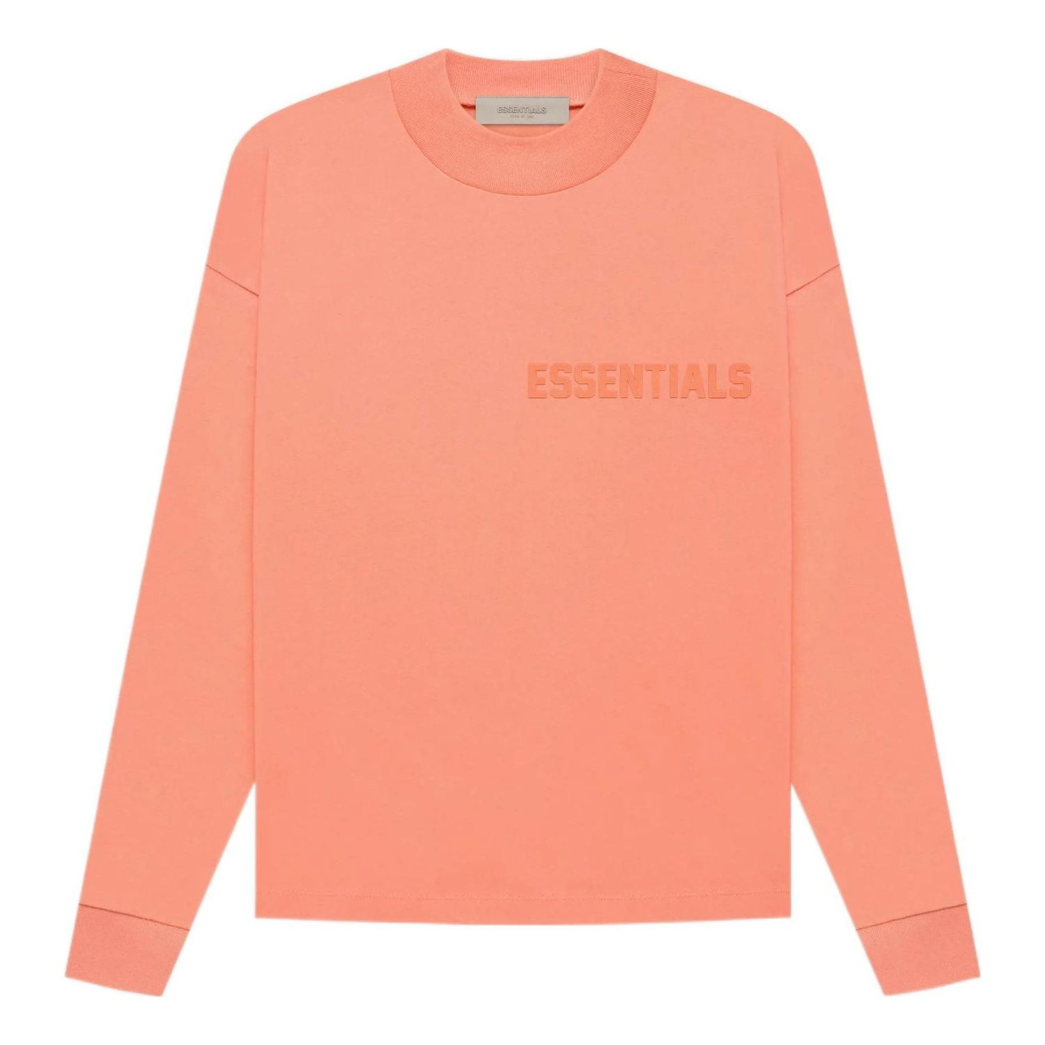 Пуловер Fear of God Essentials Long Sleeve T-Shirt Оранжево
 | FOG-FW22-055, 0