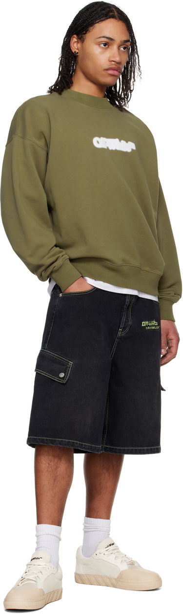 Къси панталони Off-White Off-White Safari Cargo Denim Shorts Черно | OMYC024S25DEN0021350, 3