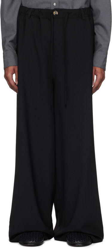 Панталони Marni Marni Wool Wide-Leg Trousers Черно | PUMU0290A1 UTP771, 0