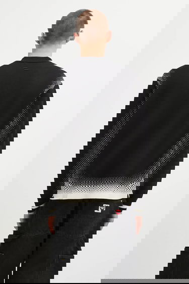 Риза Filling Pieces Filling Pieces Knit Rugby Shirt Черно | 422571500243, 2
