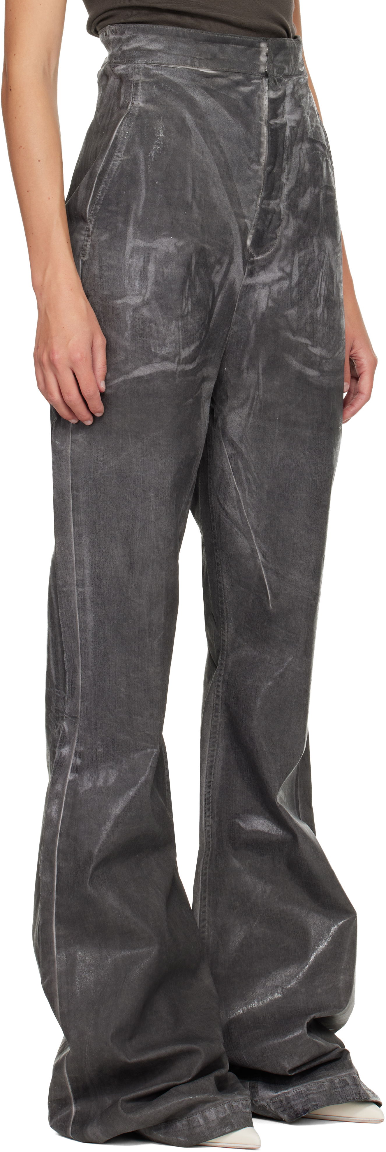 Дънки Rick Owens Rick Owens DRKSHDW Concordians Dirt Bolan Jeans Сиво | DS02E7312 SCF, 1
