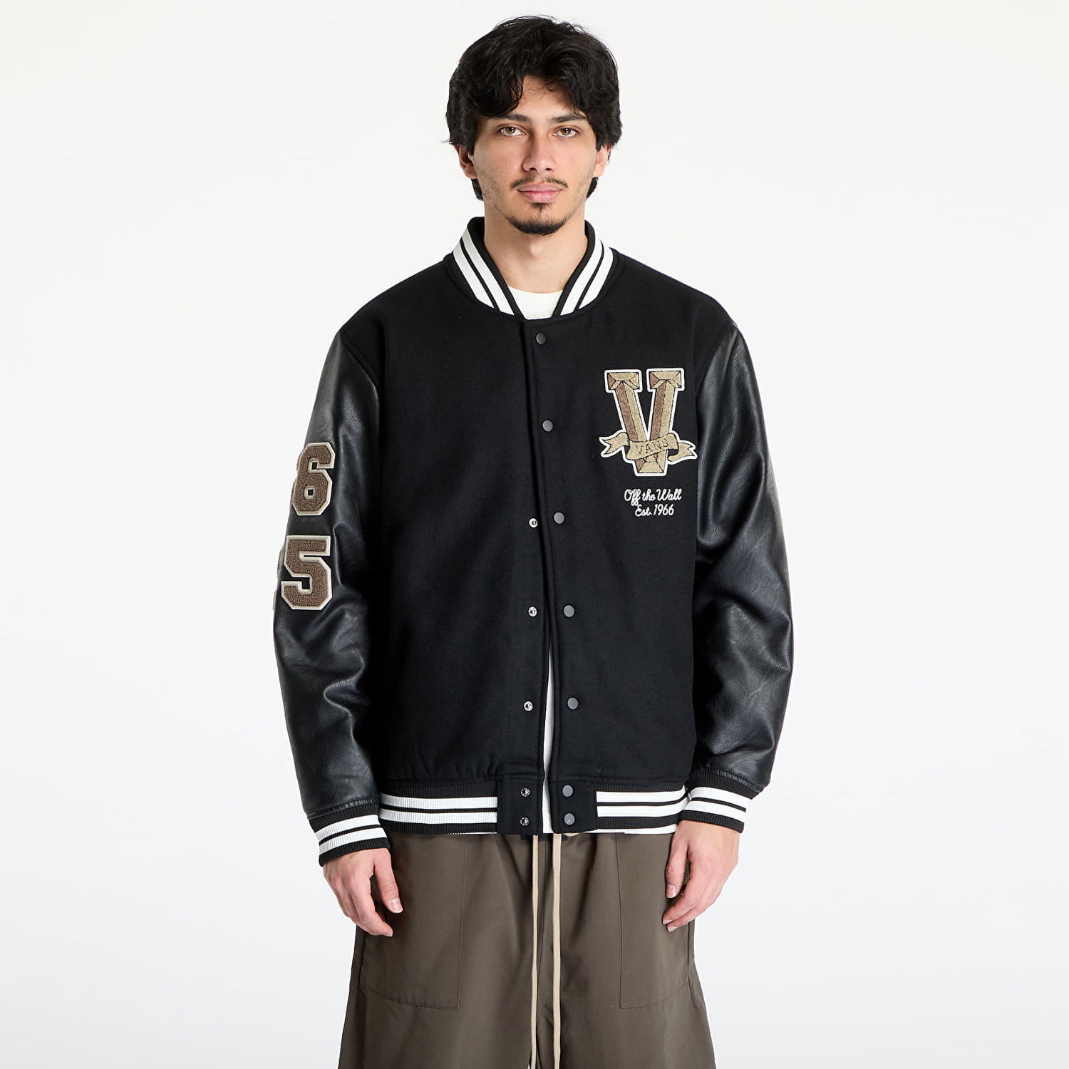 Яке Vans Varsity Jacket LX Tour Черно | VN000MDKBLK1, 0