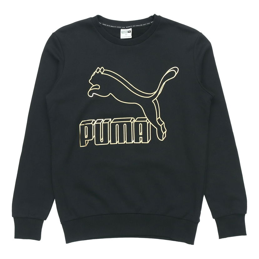 Пуловер Puma Classics Logo Sweatshirt Черно | 595892-56