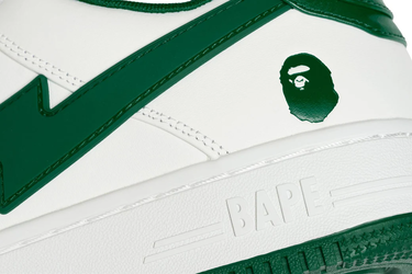 Кецове и обувки BAPE Bape Sta OS #2 White/Green Бяло | 1K20-191-314-GRN, 4