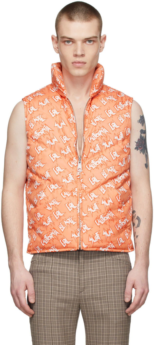 Жилетка ERL Print Polyester Down Vest Оранжево
 | ERL04C005