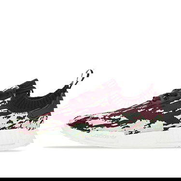 Кецове и обувки adidas Originals Sneakersnstuff x NMD_R1 Primeknit "Datamosh 2.0" Бургунди | DB2843, 1
