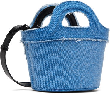 Дамска чанта Marni Marni Tropicalia Micro Denim Tote Bag Синьо | BMMP0096L6 P8201, 2