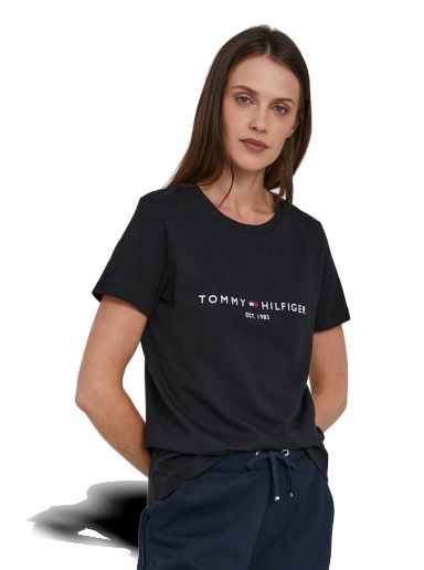 Тениска Tommy Hilfiger T-Shirt Черно | WW0WW31999.NOS