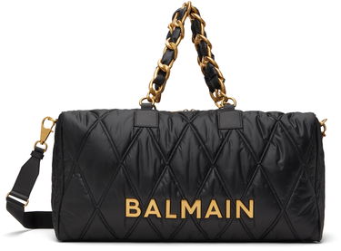 Чанта за пътуване Balmain Balmain Quilted Nylon Diamond Travel Duffle Bag Черно | EM1EC237TNDT, 0