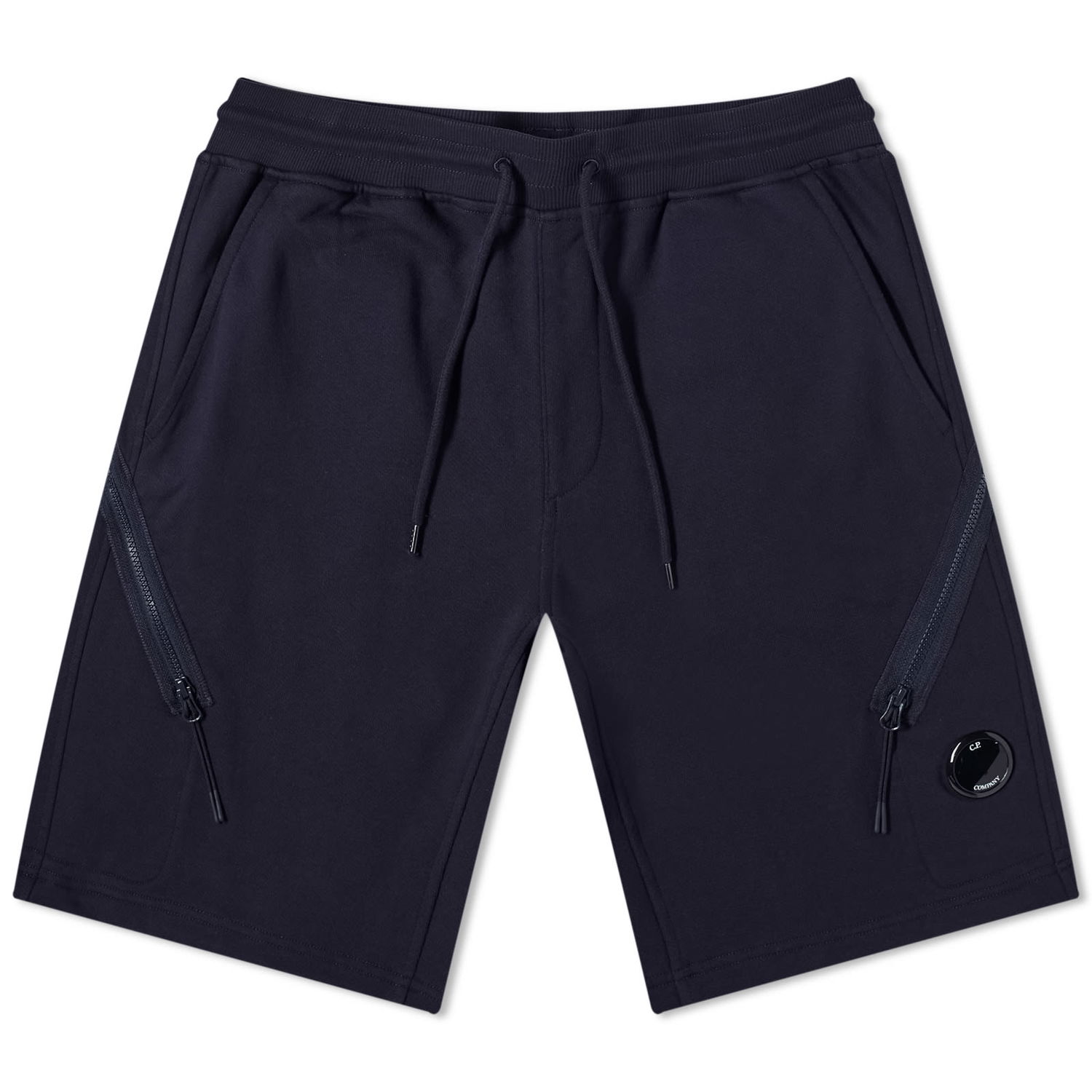Къси панталони C.P. Company Lens Fleece Back Shorts Тъмно синьо | 15CMSB154A-005086W-888, 0