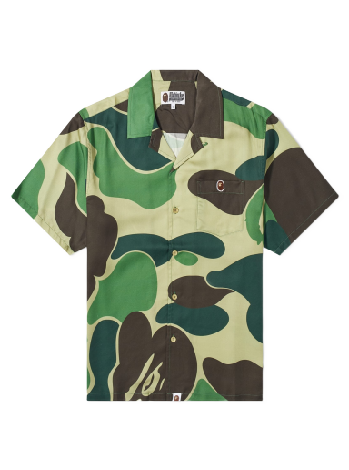 Риза BAPE ABC Camo Open Collar Shirt Green Зелено | 001SRJ201002I-GRN