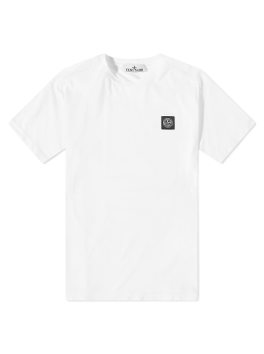 Тениска Stone Island Patch Tee Бяло | 101524113-A0001