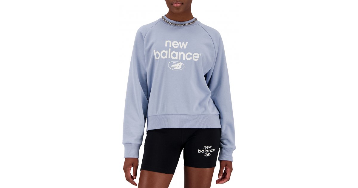 Тениска New Balance Essentials Reimagined Archive French Terry Синьо | wt31508-lay, 1