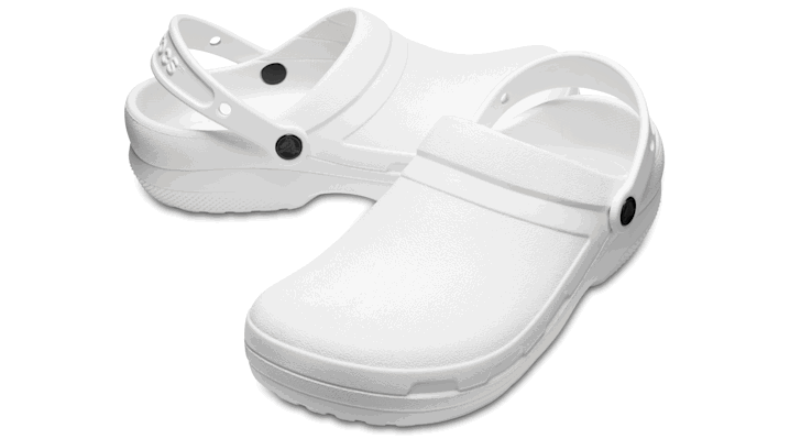Кецове и обувки Crocs Specialist II Work Clogs Бяло | 204590-100, 1