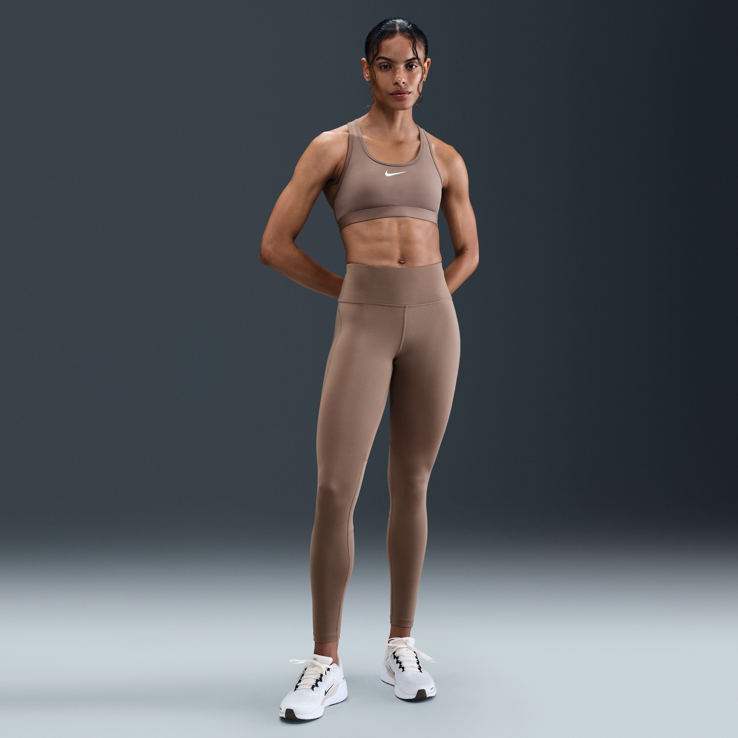 Клинове Nike Epic Fast Mid-Rise Pocket Running Leggings Бежово | CZ9240-233, 0