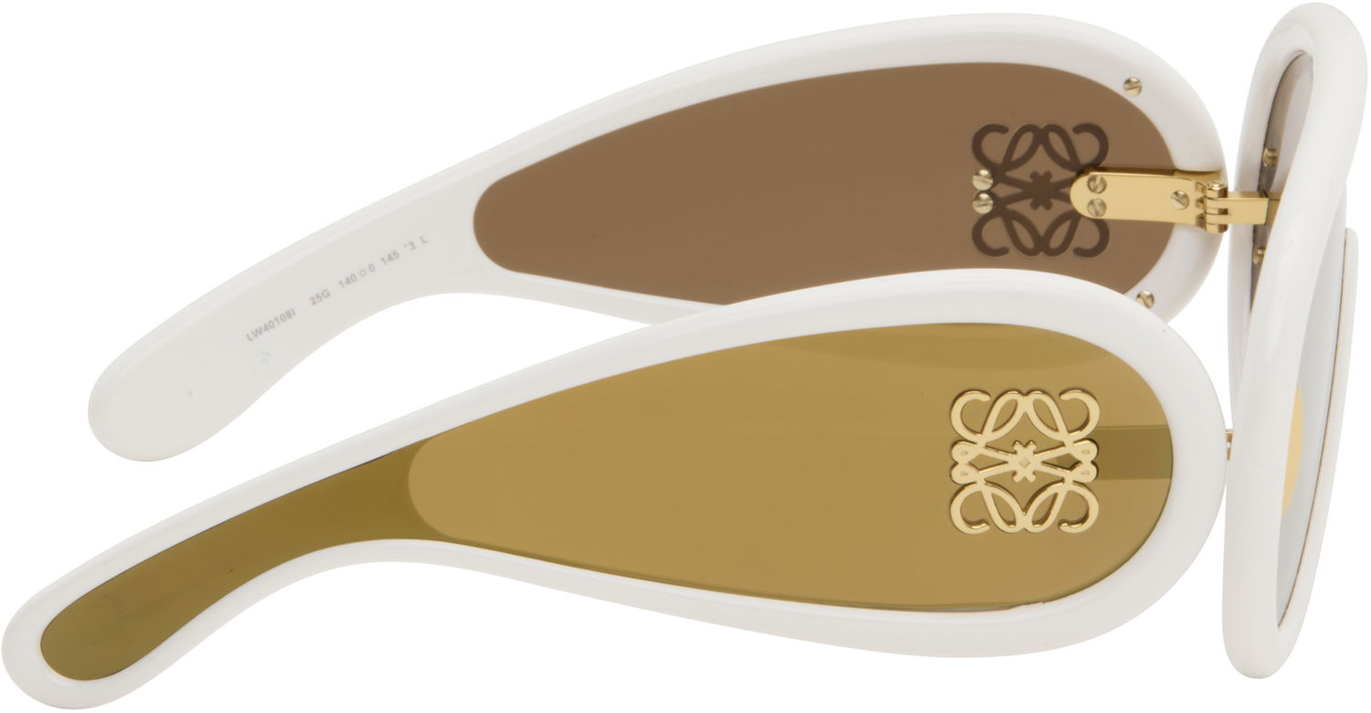 Слънчеви очила Loewe Wave Mask Sunglasses Бяло | LW40108I 192337132728, 1