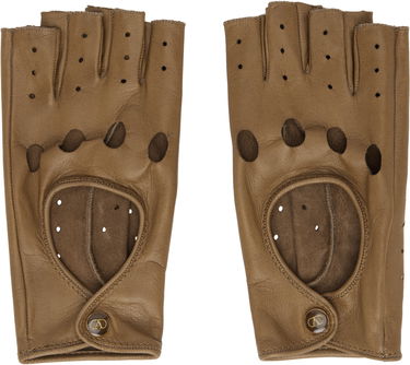 Ръкавици Valentino Valentino Garavani VLogo Signature Nappa Fingerless Gloves Черно | 6W2GD00BUTV, 3