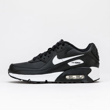 Кецове и обувки Nike Air Max 90 Leather GS Черно | CD6864-010, 0