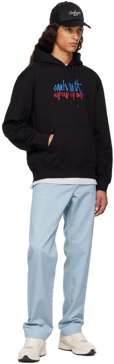 Суитчър Carhartt WIP Stereo Script Black Hoodie Черно | I033624, 3