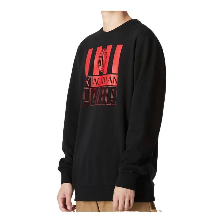 Пуловер Puma AC Milan Football Pullover Черно | 767598-01, 0