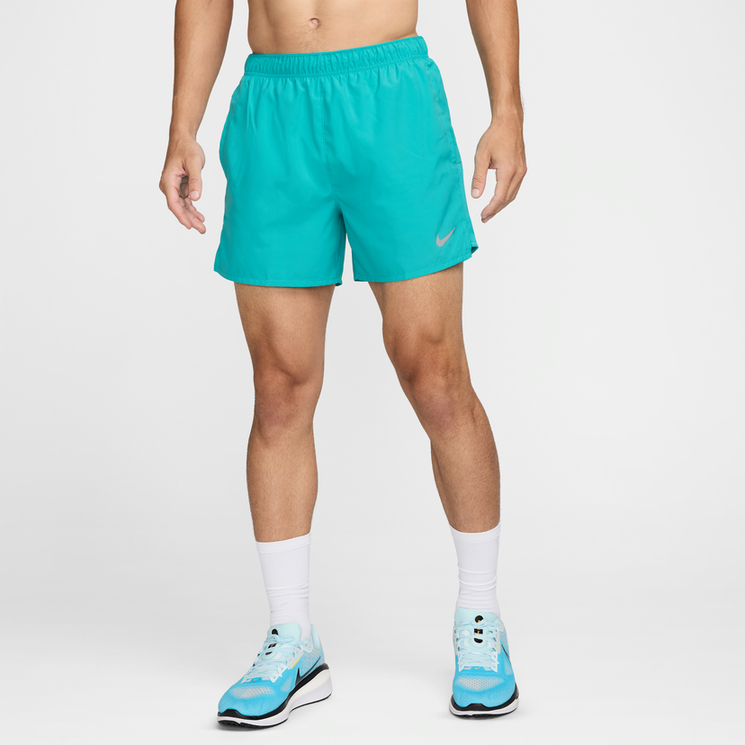 Къси панталони Nike Challenger 5" Dri-FIT Running Shorts with Liner Тюркоазено | DV9363-345