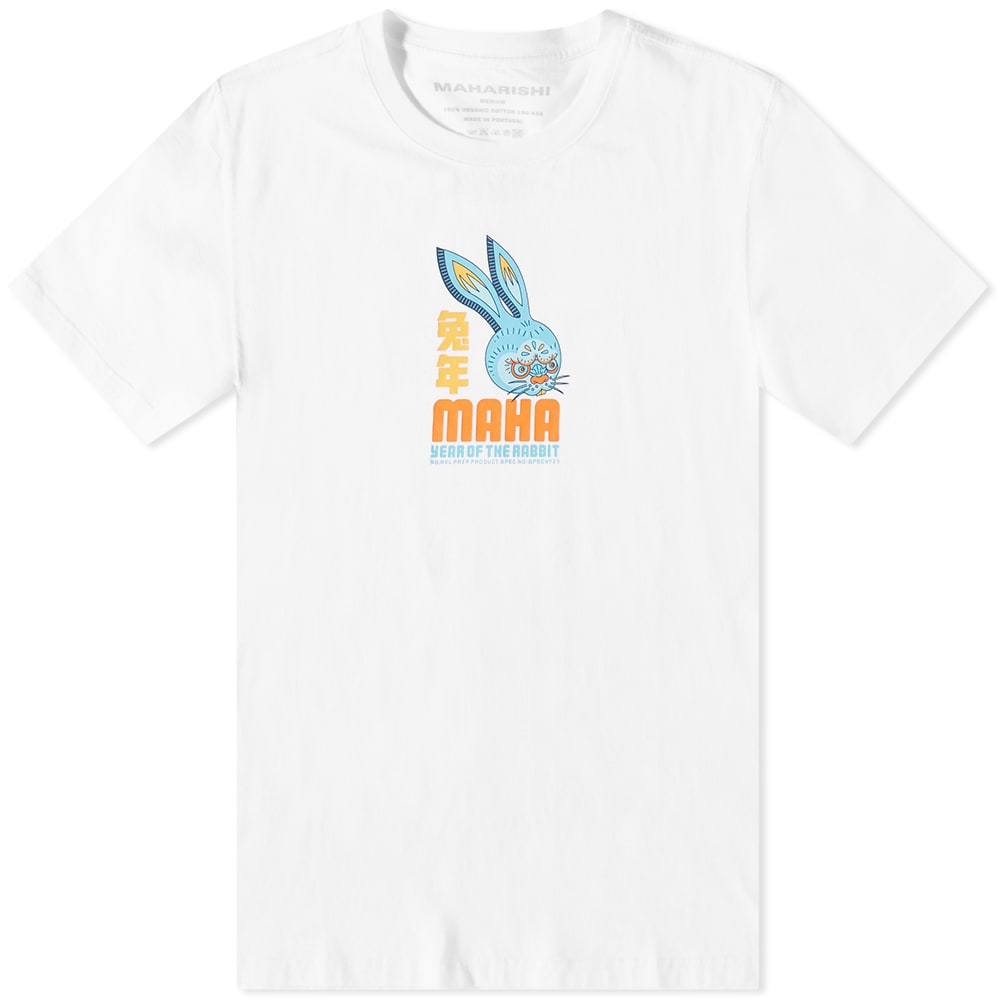 Тениска Maharishi Lunar Year Of The Rabbit Tee Бяло | 1002-WT, 0