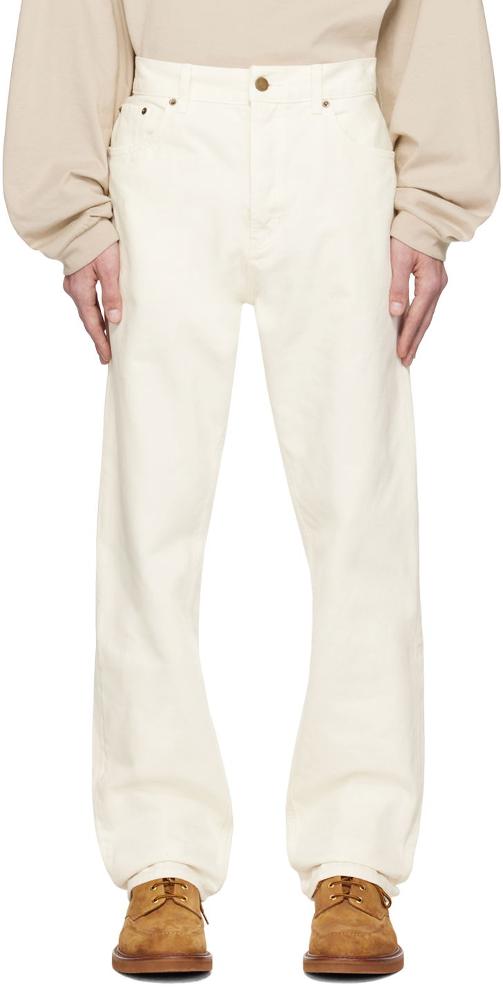 Дънки Fear of God ESSENTIALS 5-Pocket Jeans Бежово | 130BT234111F, 0