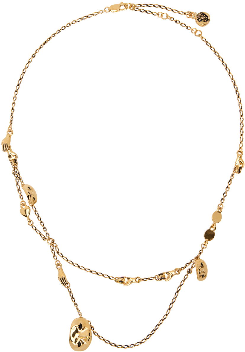 Колие LEMAIRE LEMAIRE Layered Charm Necklace Металик | JW0019 LO036