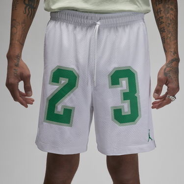 Къси панталони Nike Essentials Graphic Mesh Shorts Бяло | DX9671-100, 2