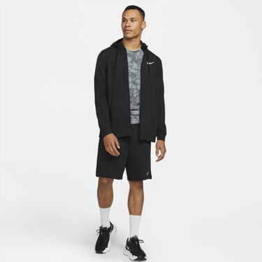 Суитчър Nike Dri-FIT Full-Zip Training Hoodie Черно | CZ6376-010, 2