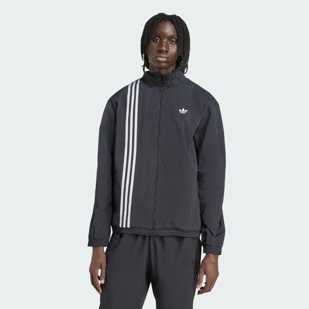 Яке adidas Performance Firebird Front Stripes Track Jacket Черно | JV9882, 0