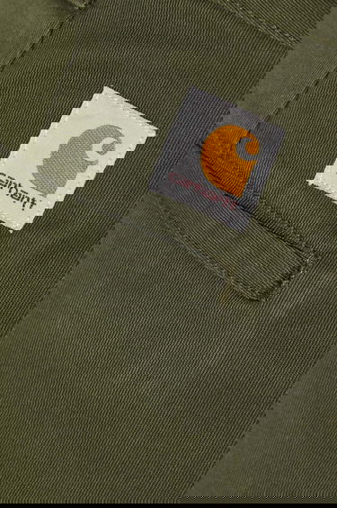 Панталони Carhartt WIP Plain Straight-Leg Master Pant Trousers Зелено | I034233.66602, 4