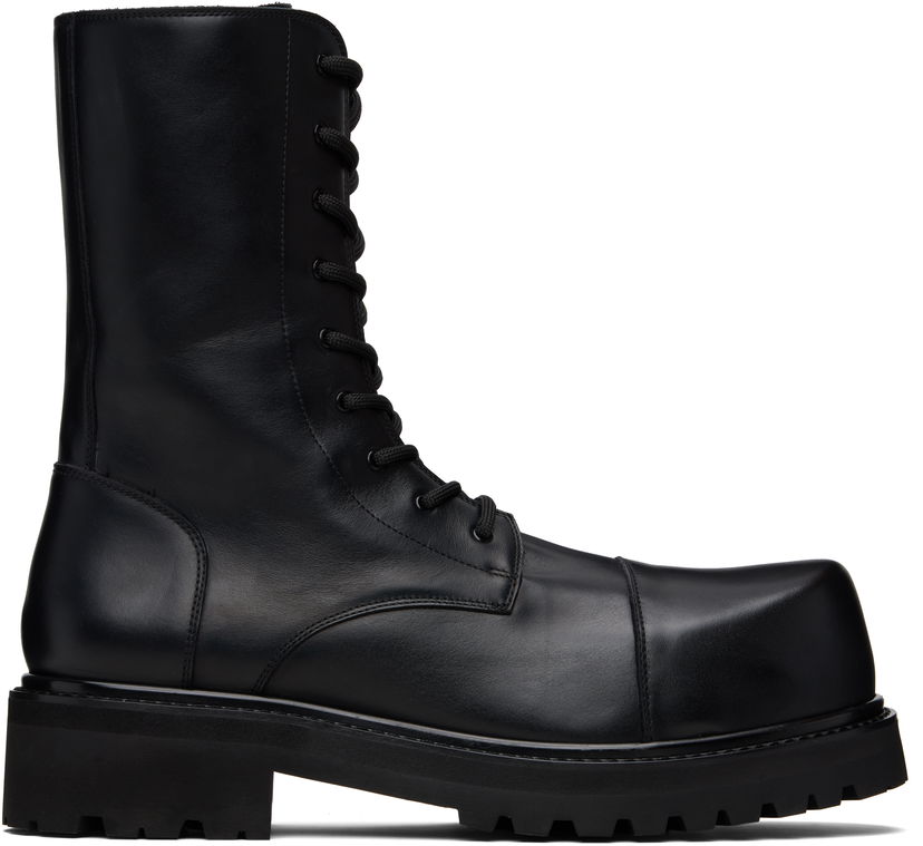 Кецове и обувки VETEMENTS VETEMENTS Stomp Compact Boots Черно | UH76BT800B