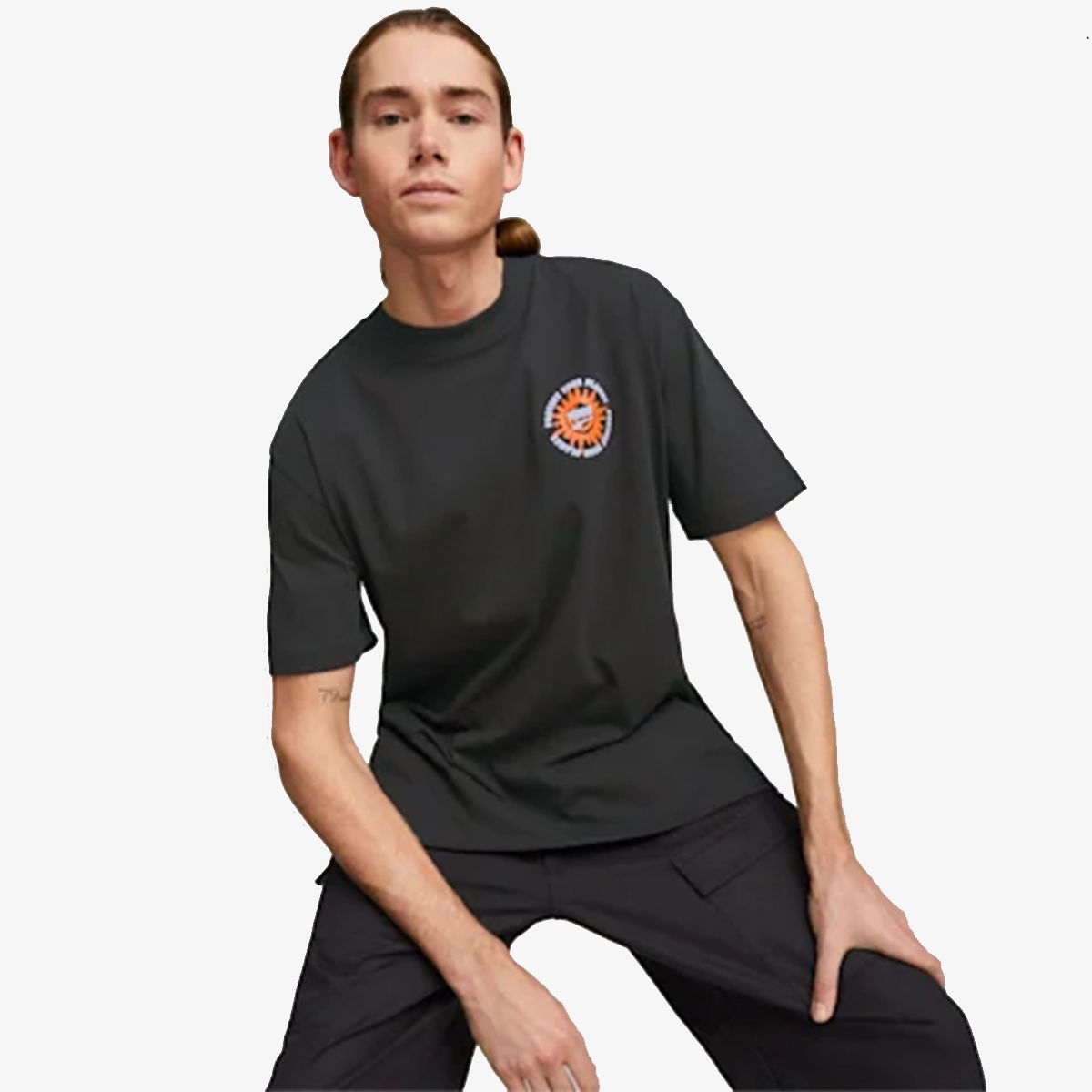 Тениска Puma Downtown Graphic T-Shirt Черно | 539181-01, 0