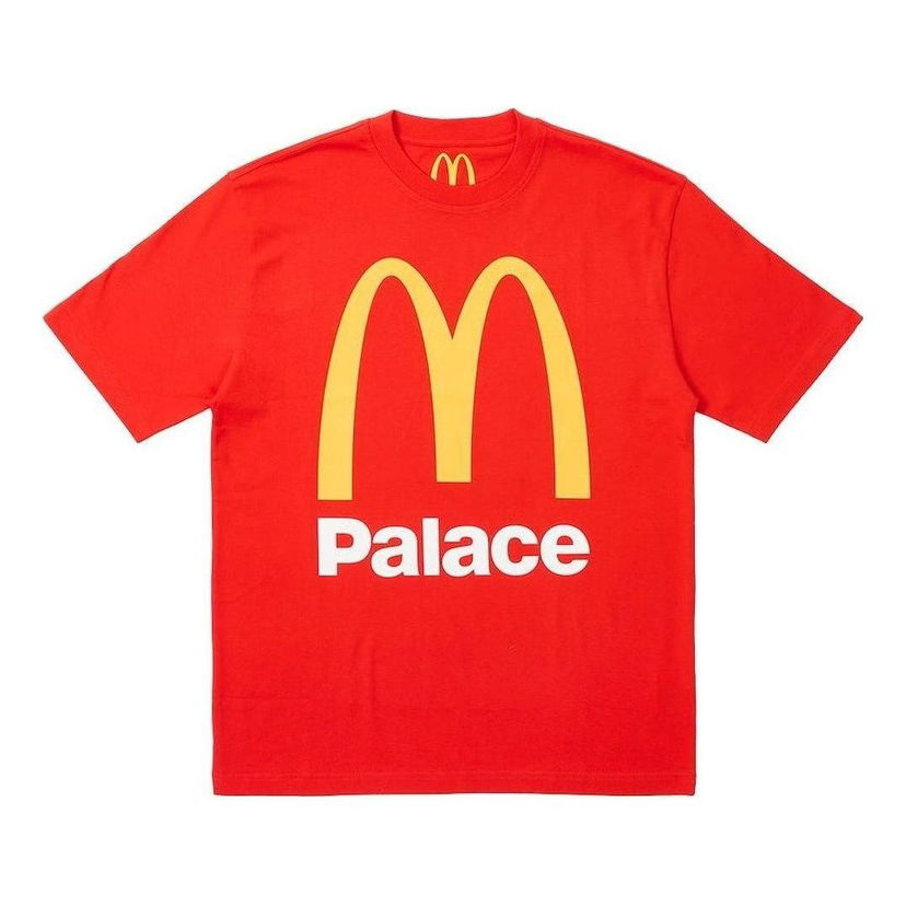 Тениска Palace Palace McDonald's Logo T-Shirt Червено | P25TS339