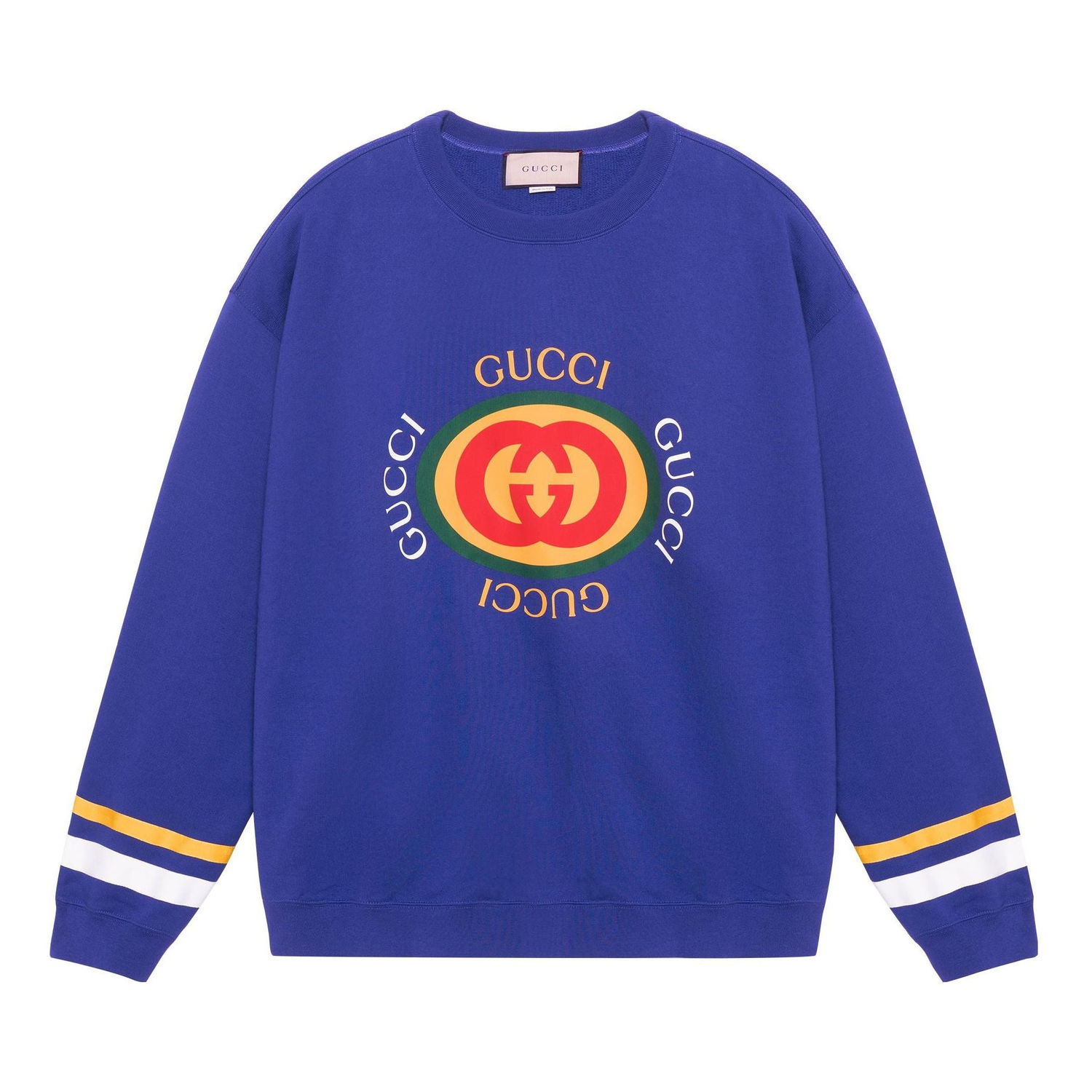 Пуловер Gucci Gucci Jersey Sweatshirt Синьо | 747809-XJFL8-4120, 0