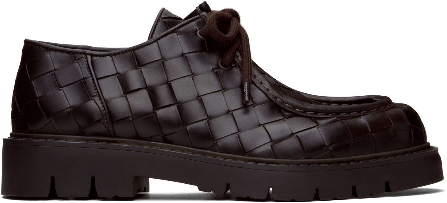Кецове и обувки Bottega Veneta Bottega Veneta Haddock Derbys Кафяво | 776576V2WT22113, 0