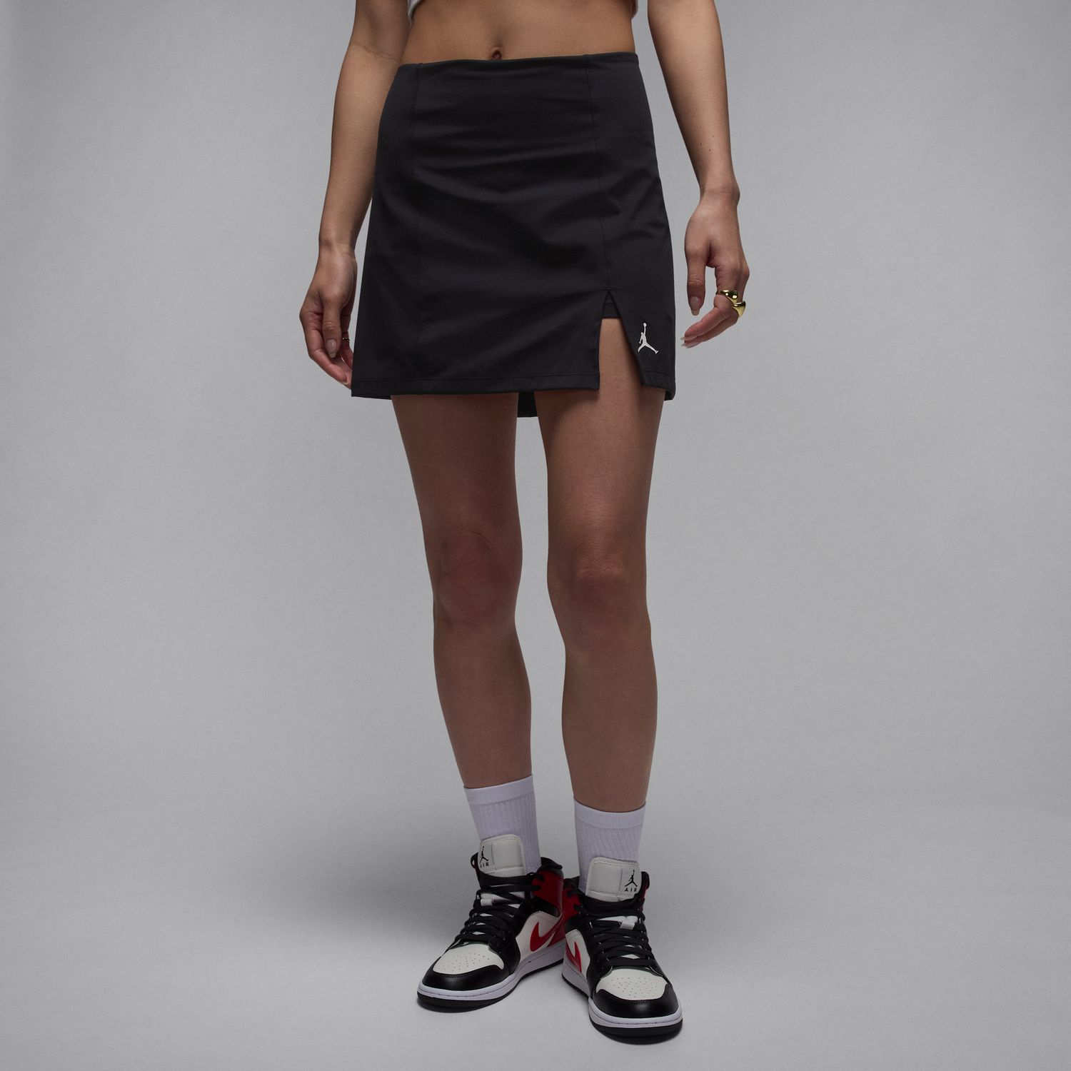 Пола Jordan Jordan Knit Skirt with Built-in Shorts Черно | HJ0079-010, 0