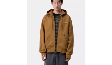 Суитчър Carhartt WIP Hooded American Script Jacket Кафяво | I033063_HZ_XX, 3