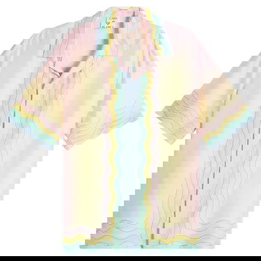 Риза Casablanca For The Love Of Dance Pastel Gradient Wave Cuban Collar Shirt Многоцветен | M-SP26-SH-003-03, 1